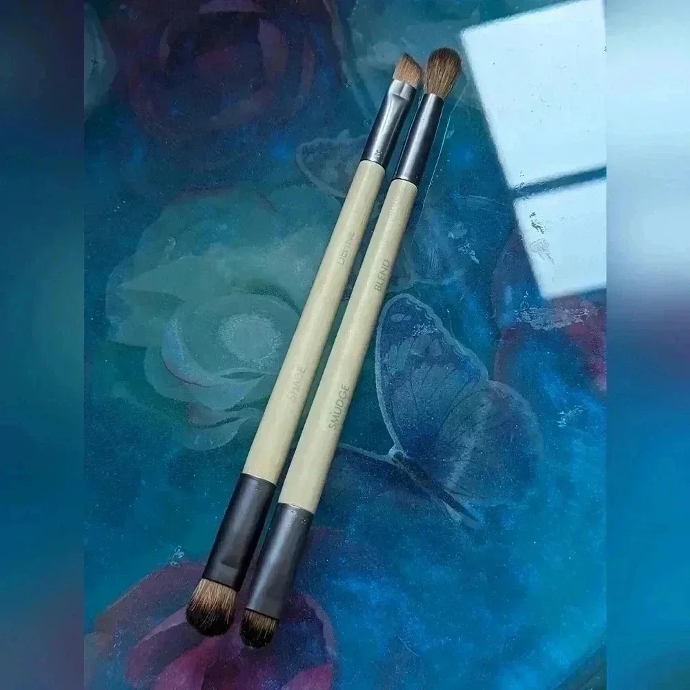 EcoTools Eye Enhancing Duo Makeup Brush Set (New)